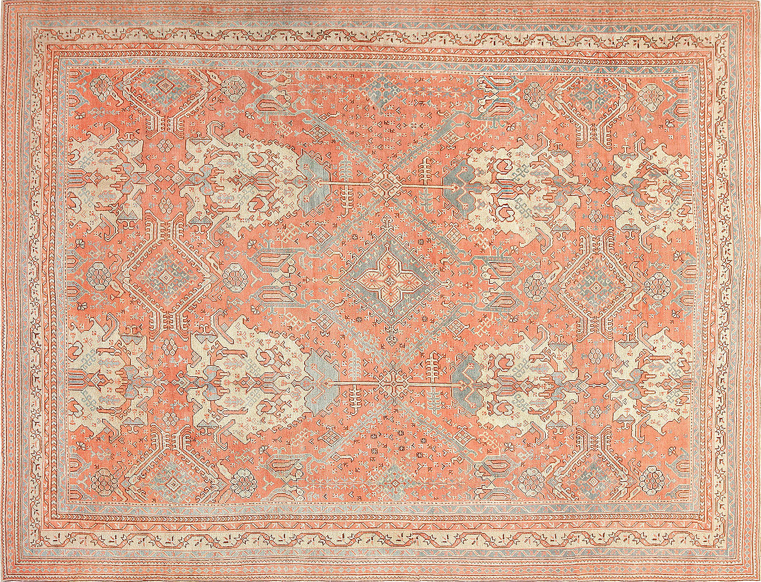 Antique oushak Carpet - # 51783