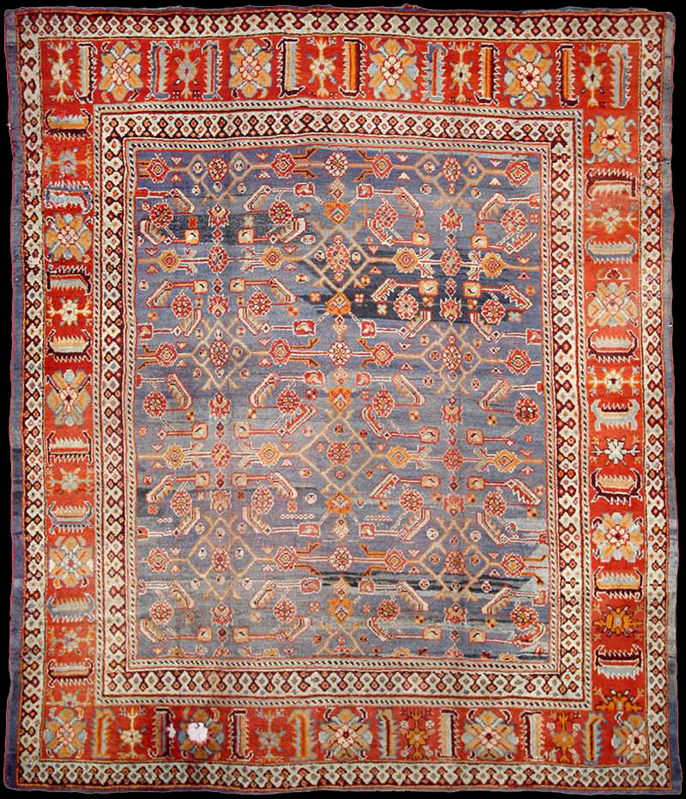 Antique oushak Carpet - # 51795