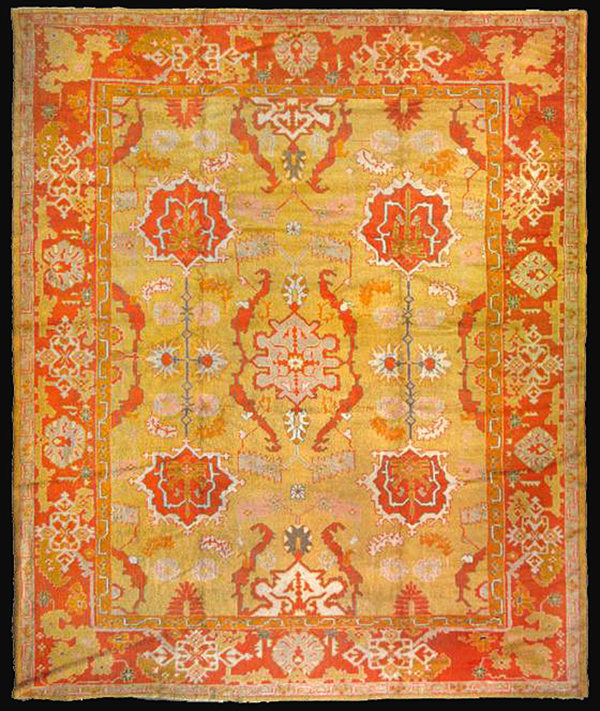 Antique oushak Carpet - # 51798