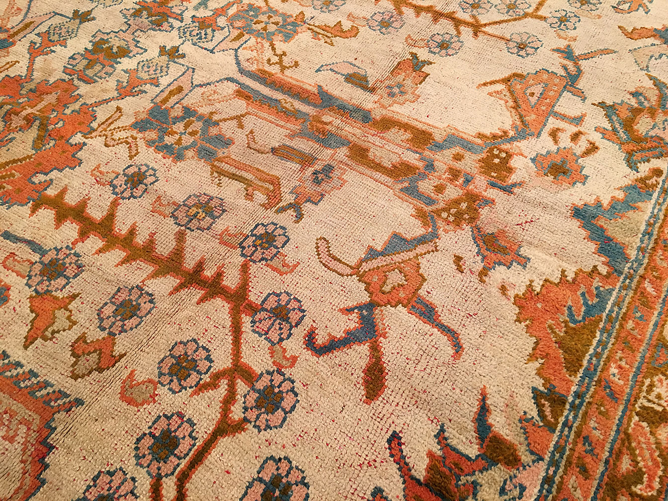 Antique oushak Carpet - # 51837