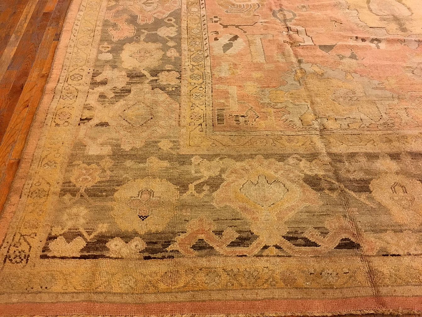 Antique oushak Carpet - # 52140