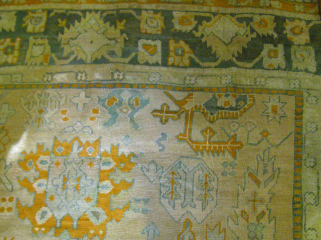 Antique oushak Carpet - # 52147