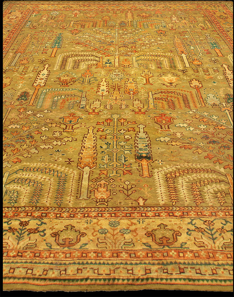 Antique oushak Carpet - # 52158