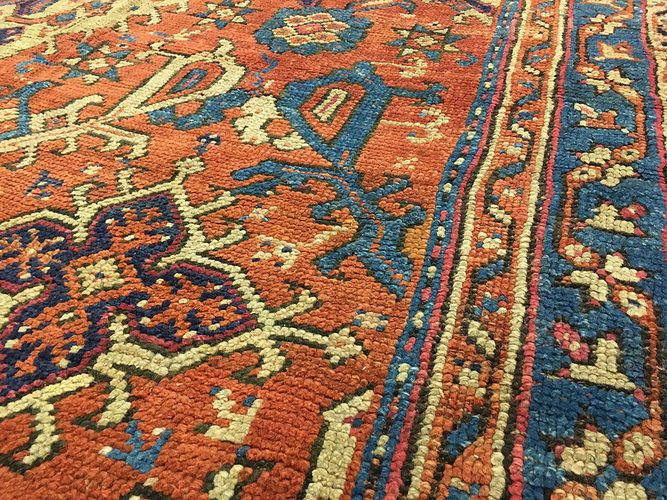 Antique oushak Carpet - # 52164
