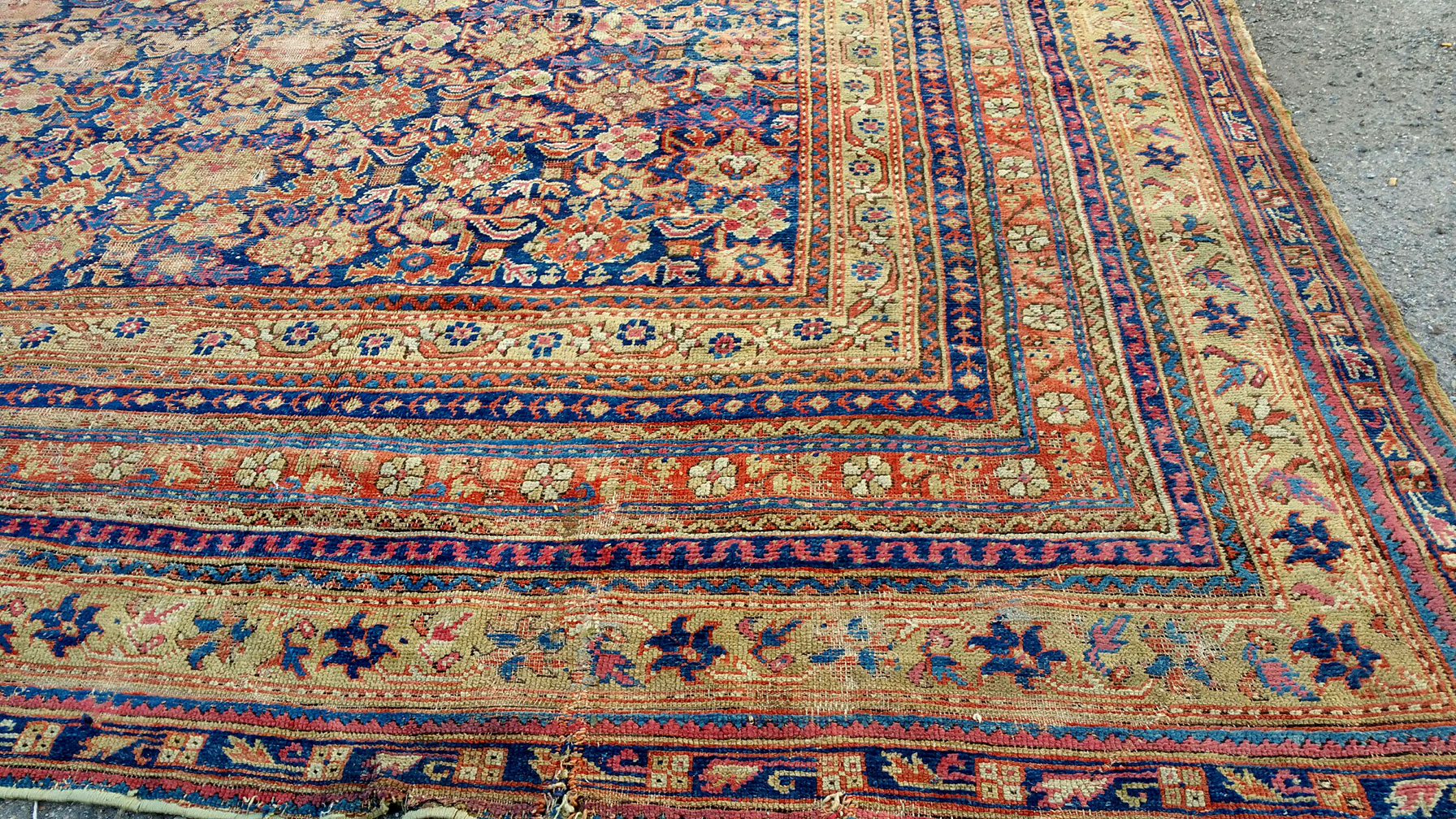 Antique oushak Carpet - # 52226