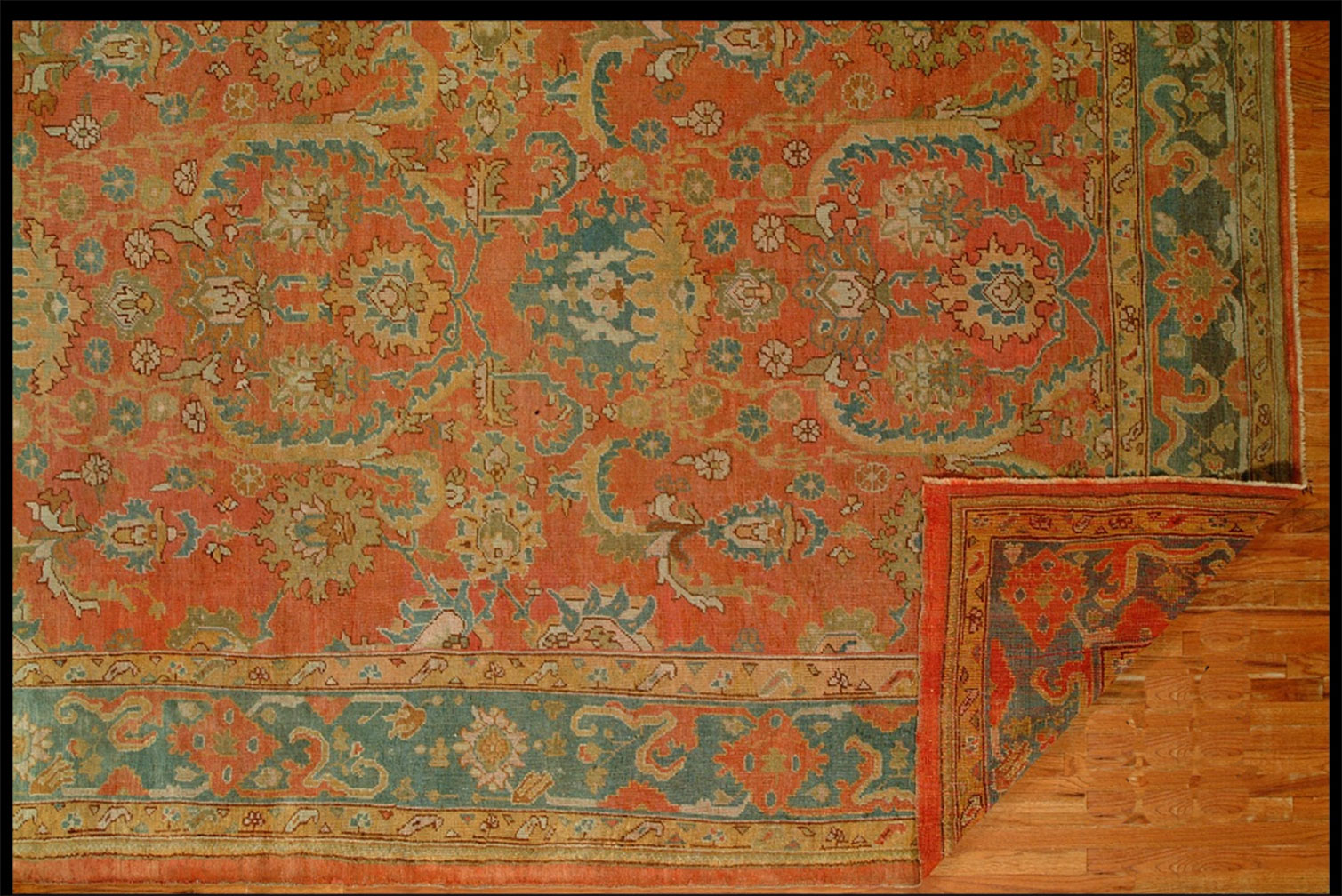 Antique oushak Carpet - # 52272
