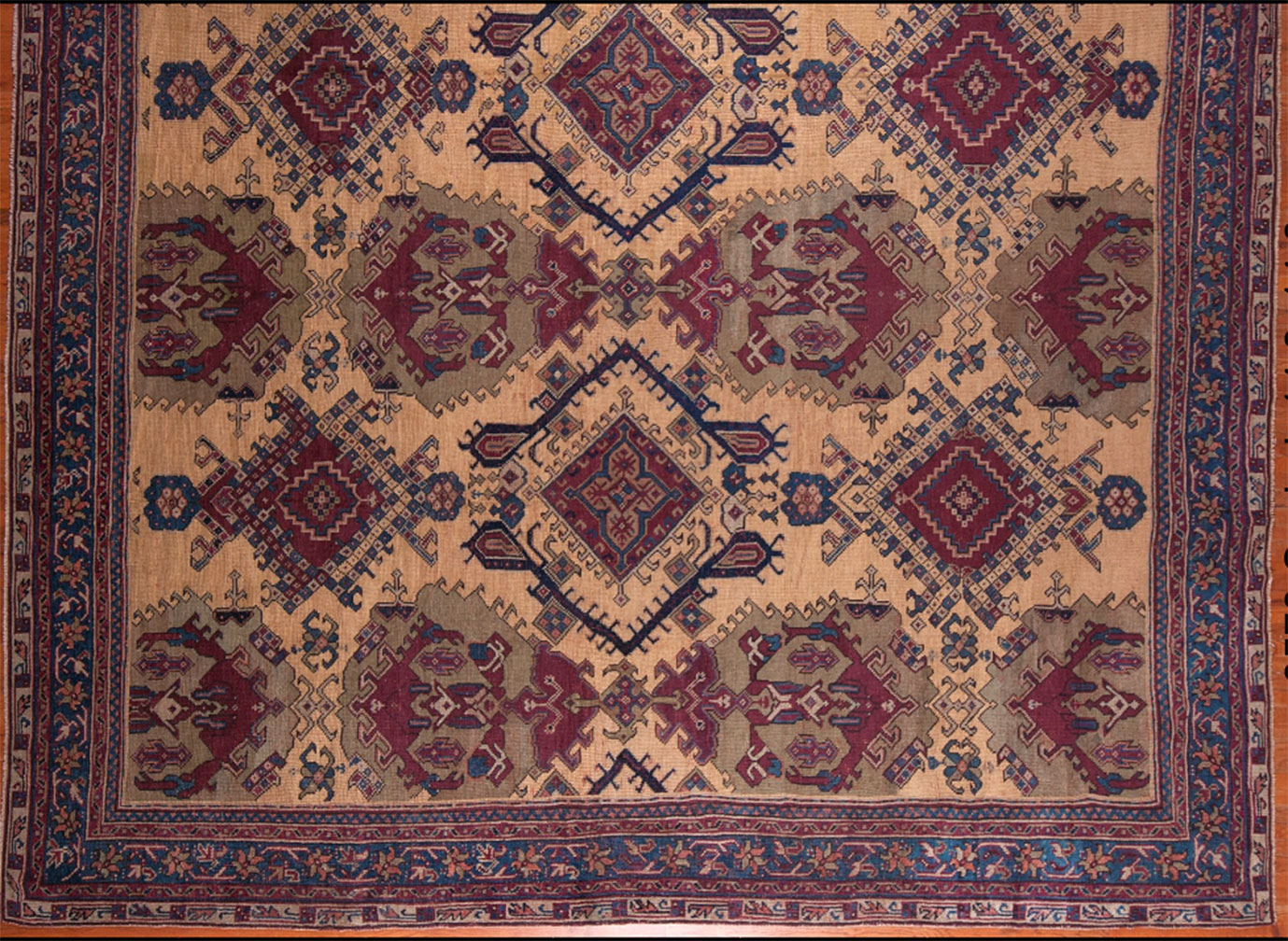 Antique oushak Carpet - # 52277
