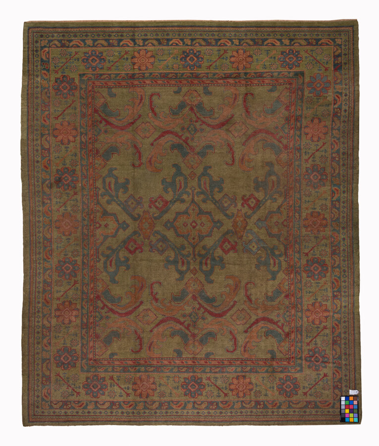 Antique oushak Carpet - # 52278