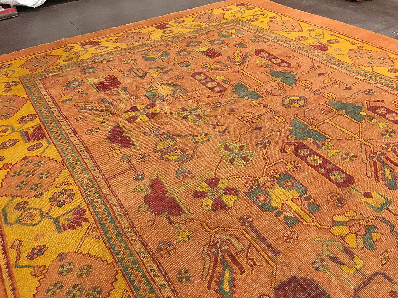 Antique oushak Carpet - # 52793