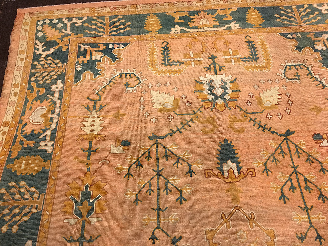 Antique oushak Carpet - # 52794