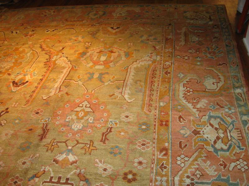 Antique oushak Carpet - # 52806