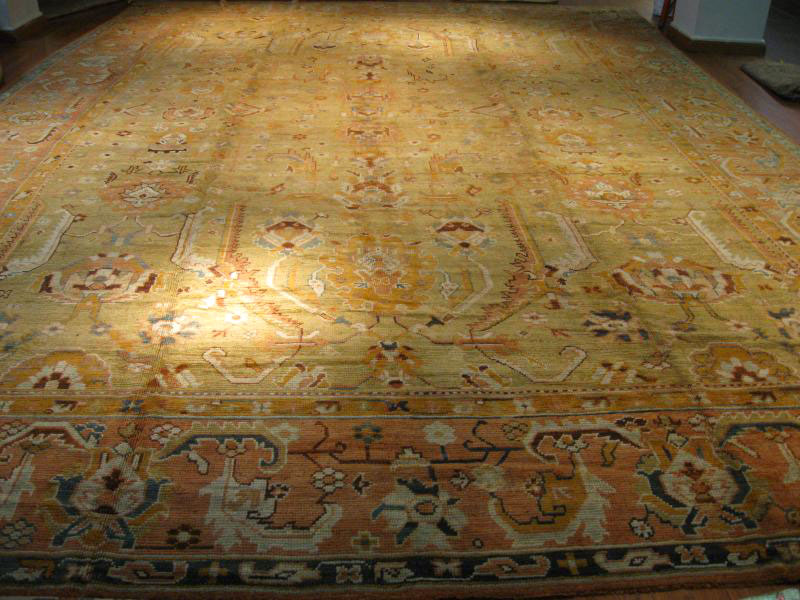Antique oushak Carpet - # 52806