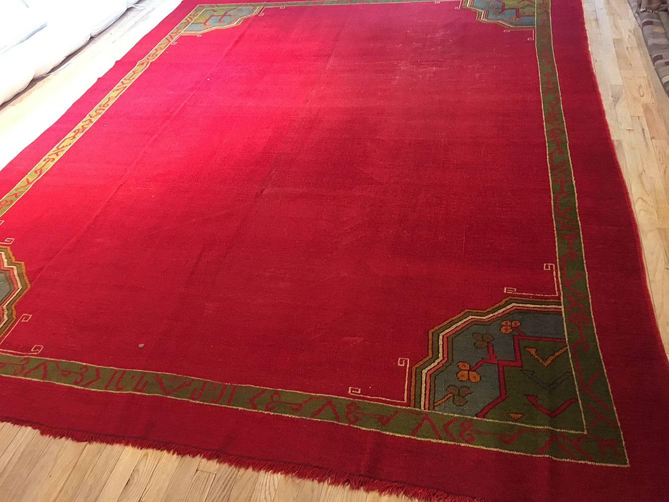 Antique oushak Carpet - # 52820