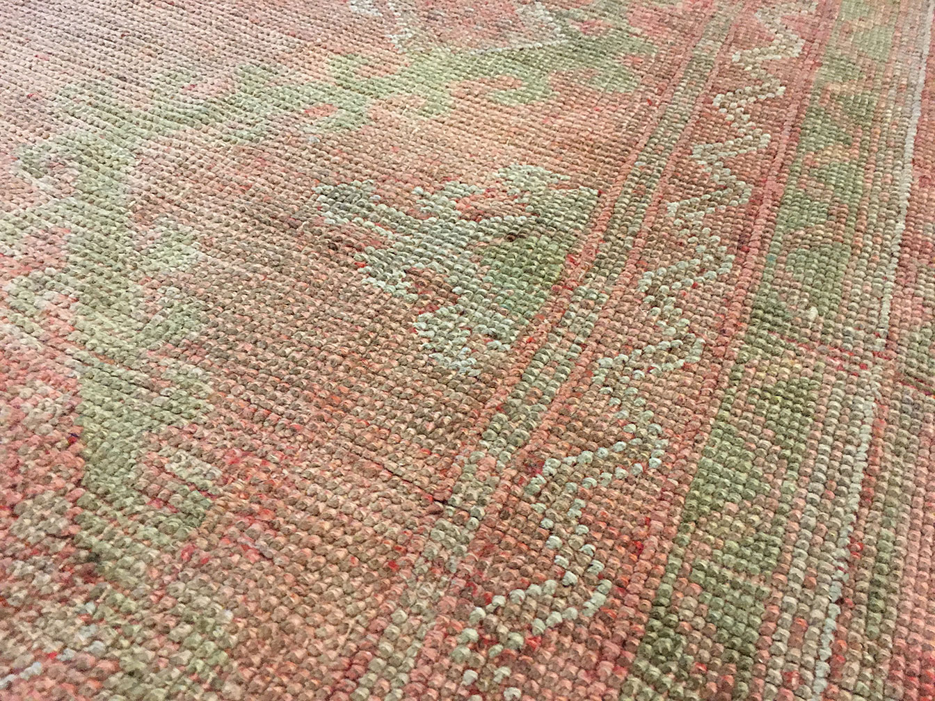 Antique oushak Carpet - # 52972