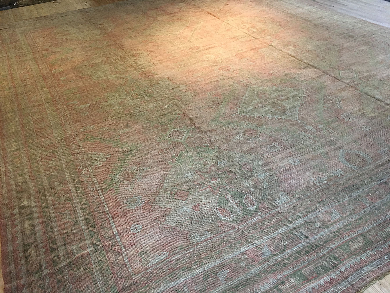 Antique oushak Carpet - # 52972