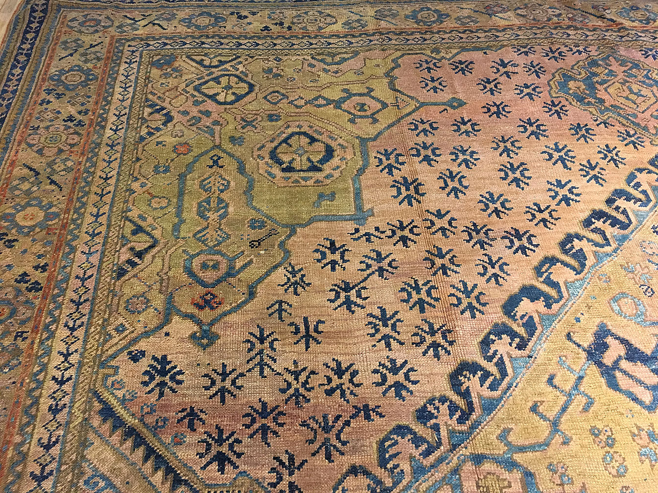 Antique oushak Carpet - # 52974