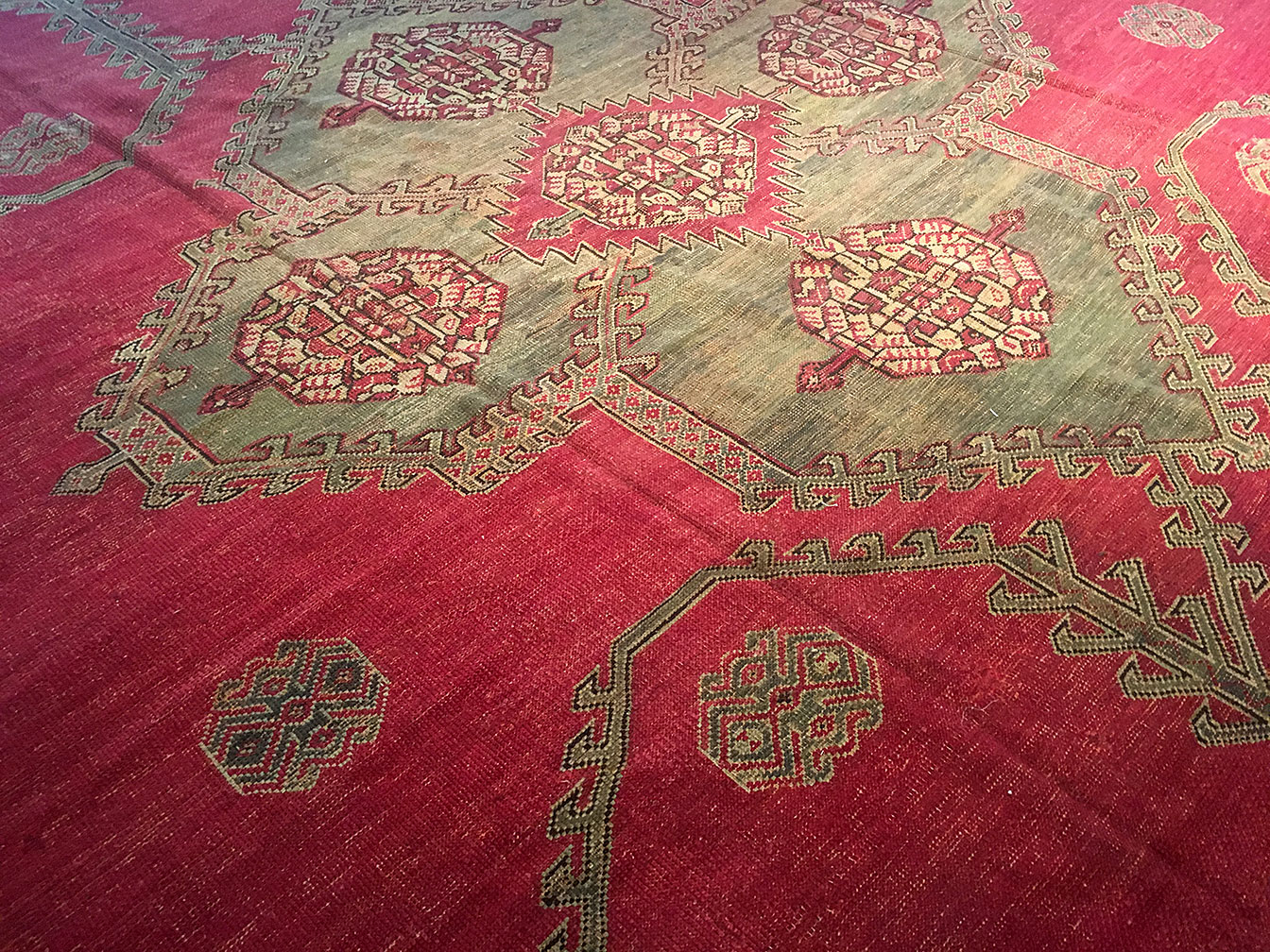 Antique oushak Carpet - # 52987