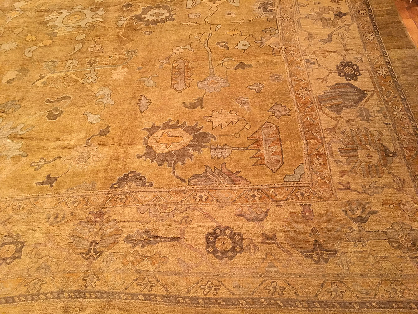 Antique oushak Carpet - # 52991