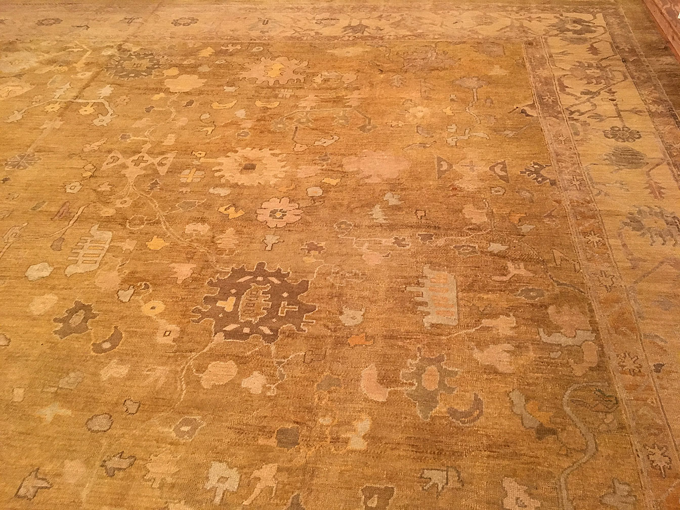 Antique oushak Carpet - # 52991