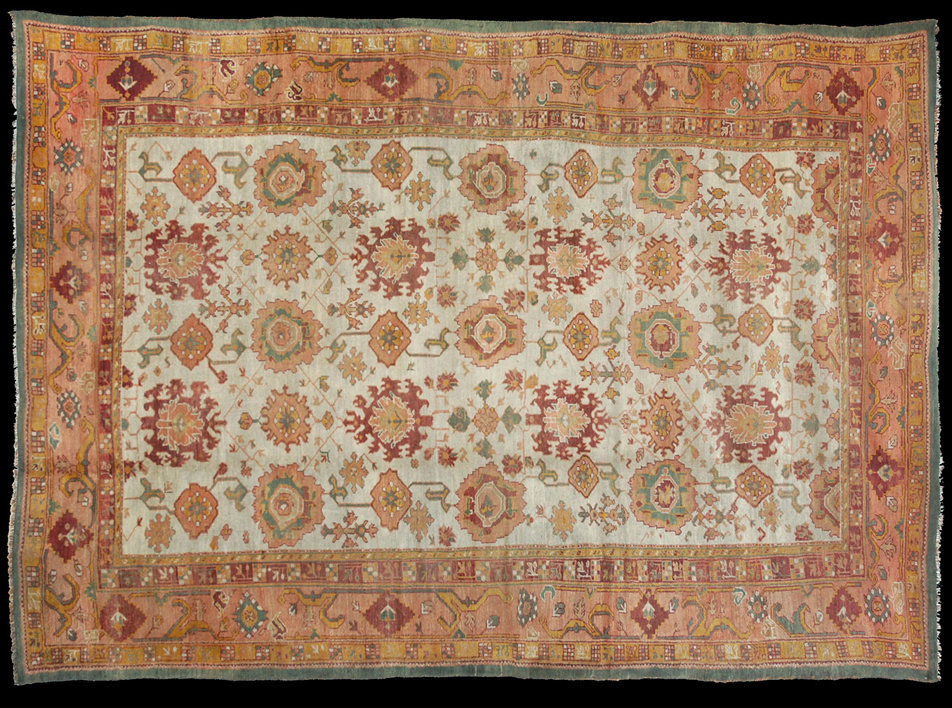 Antique oushak Carpet - # 52993