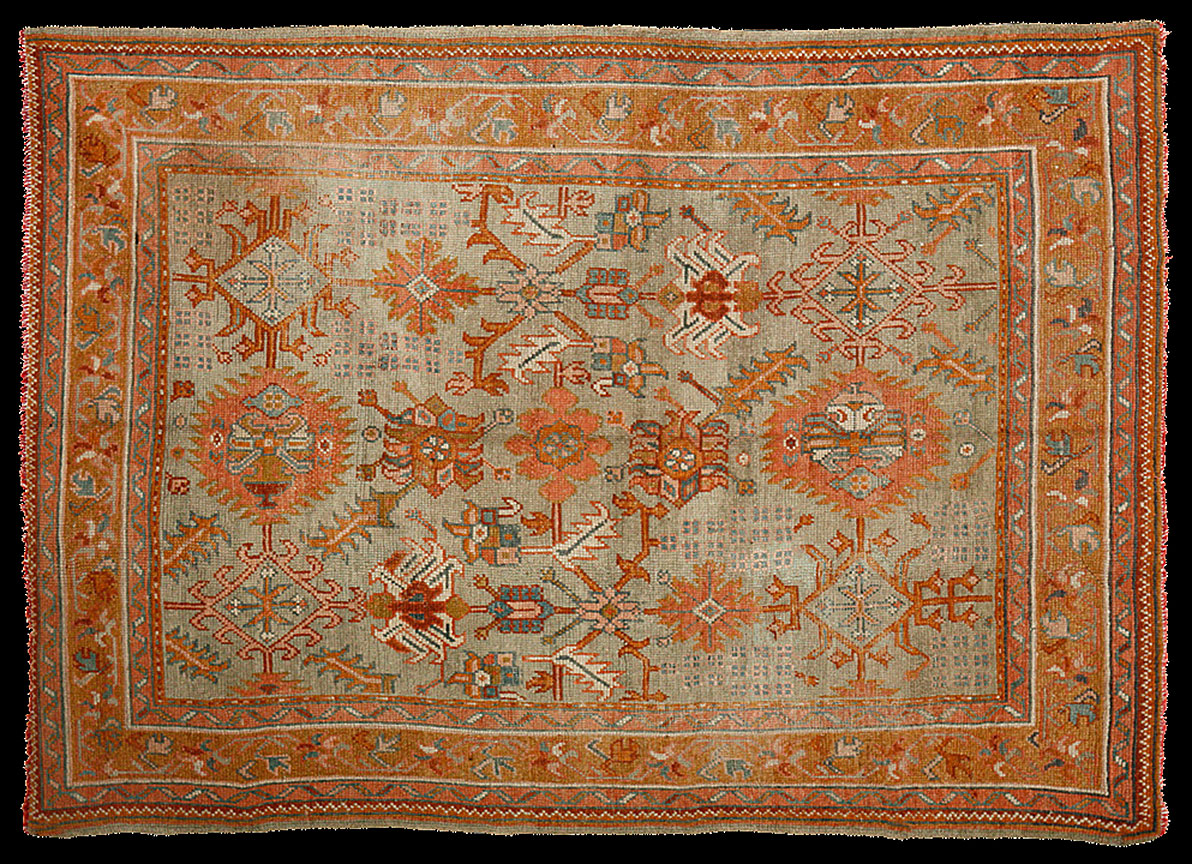 Antique oushak Carpet - # 52995