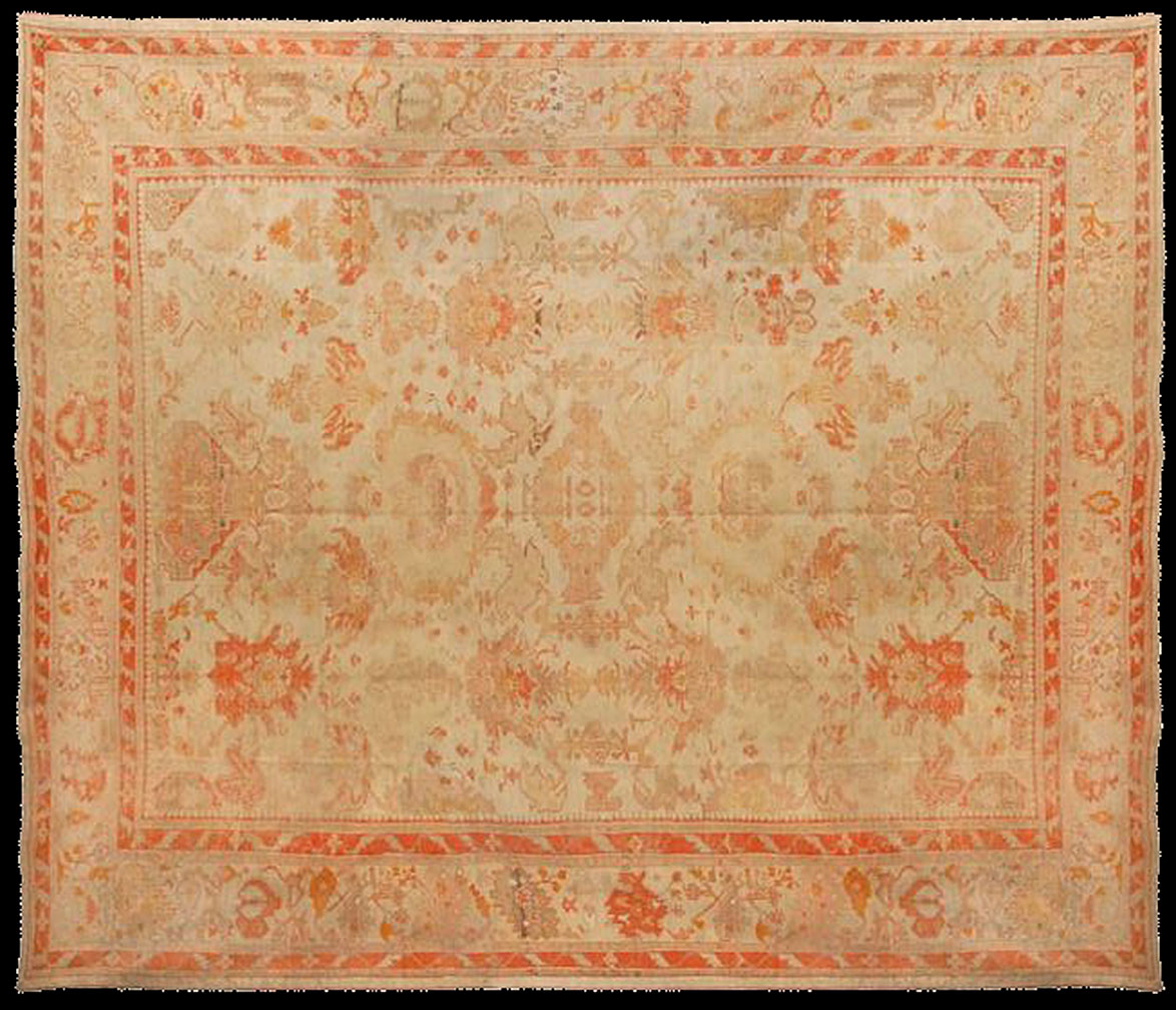 Antique oushak Carpet - # 52997