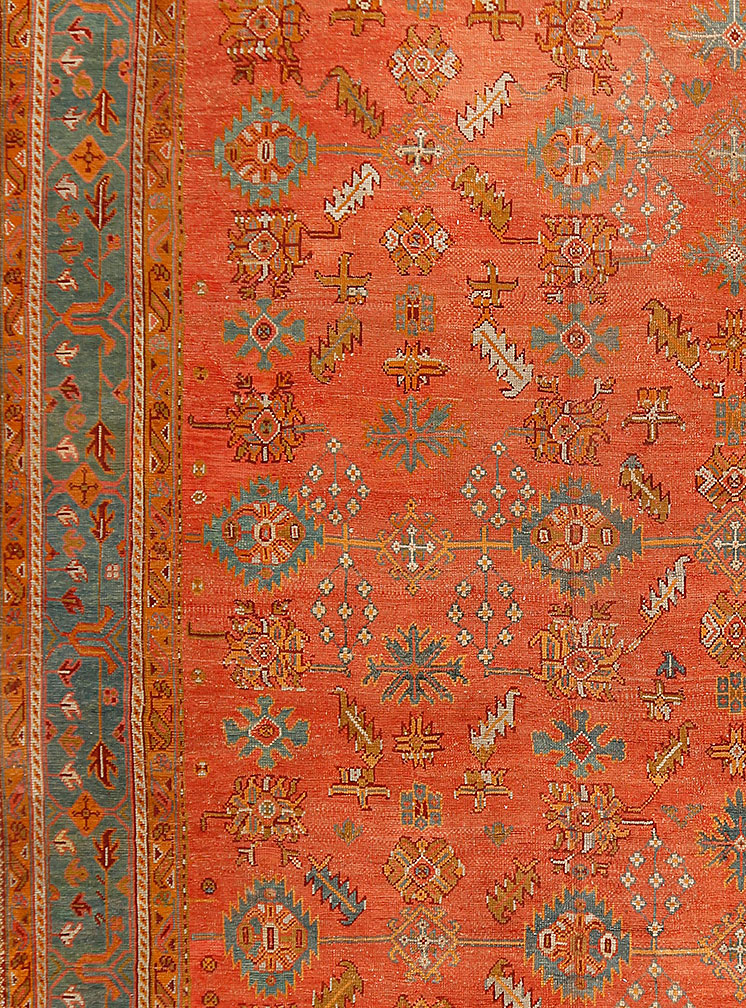 Antique oushak Carpet - # 53034