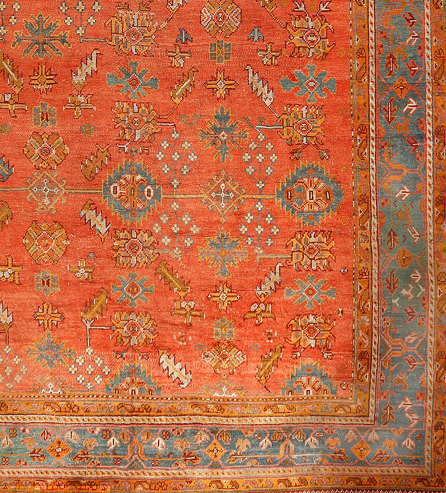 Antique oushak Carpet - # 53034