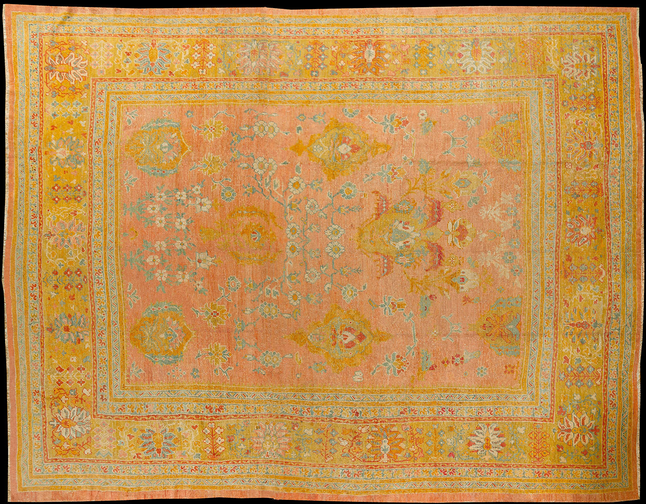 Antique oushak Carpet - # 53035