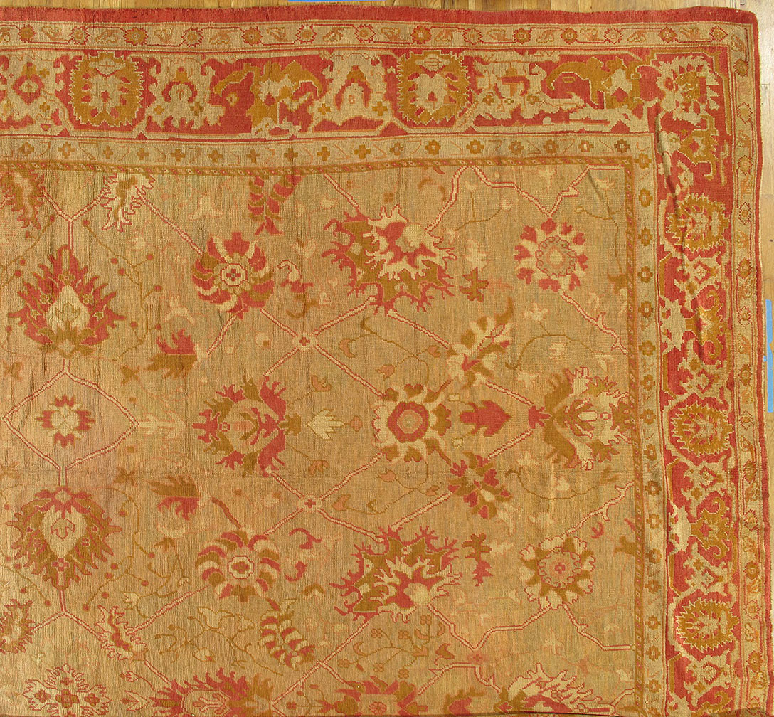 Antique oushak Carpet - # 53161