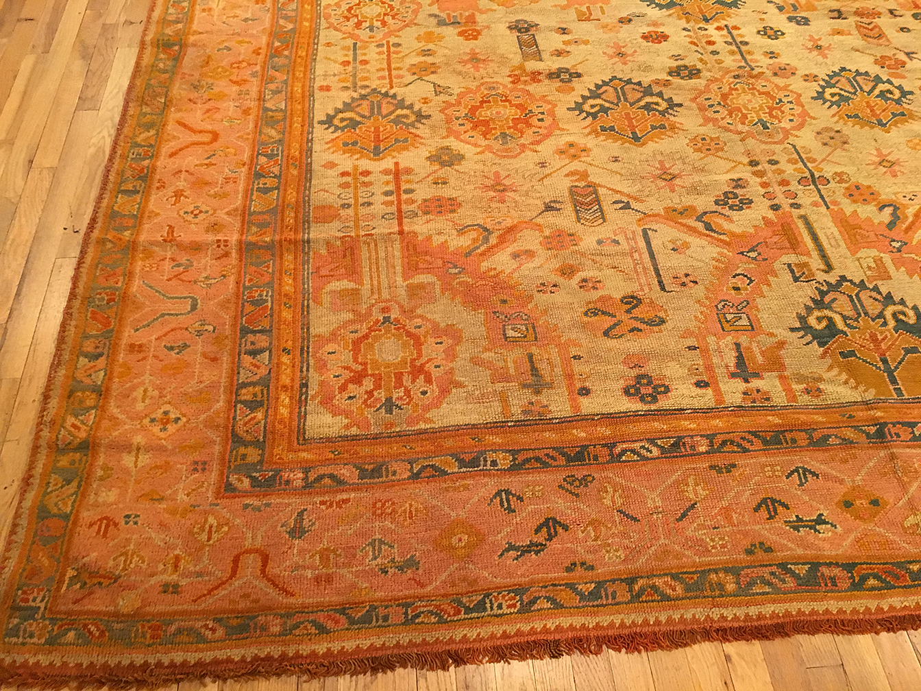 Antique oushak Carpet - # 53181