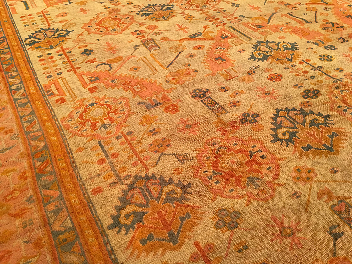 Antique oushak Carpet - # 53181
