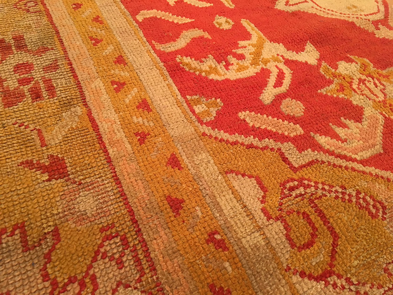 Antique oushak Carpet - # 53416