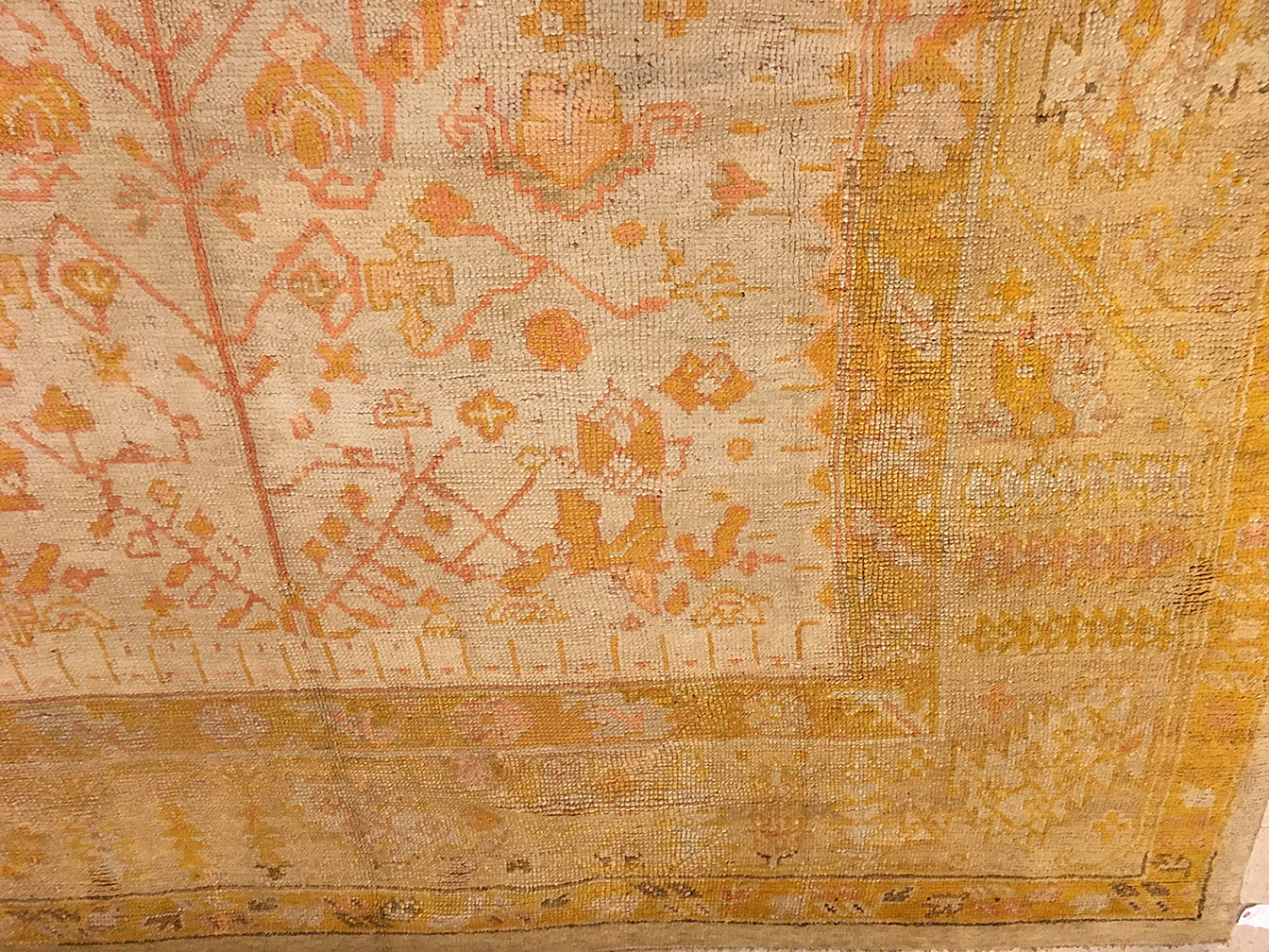 Antique oushak Carpet - # 53472