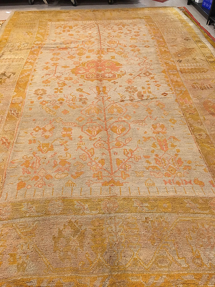 Antique oushak Carpet - # 53472