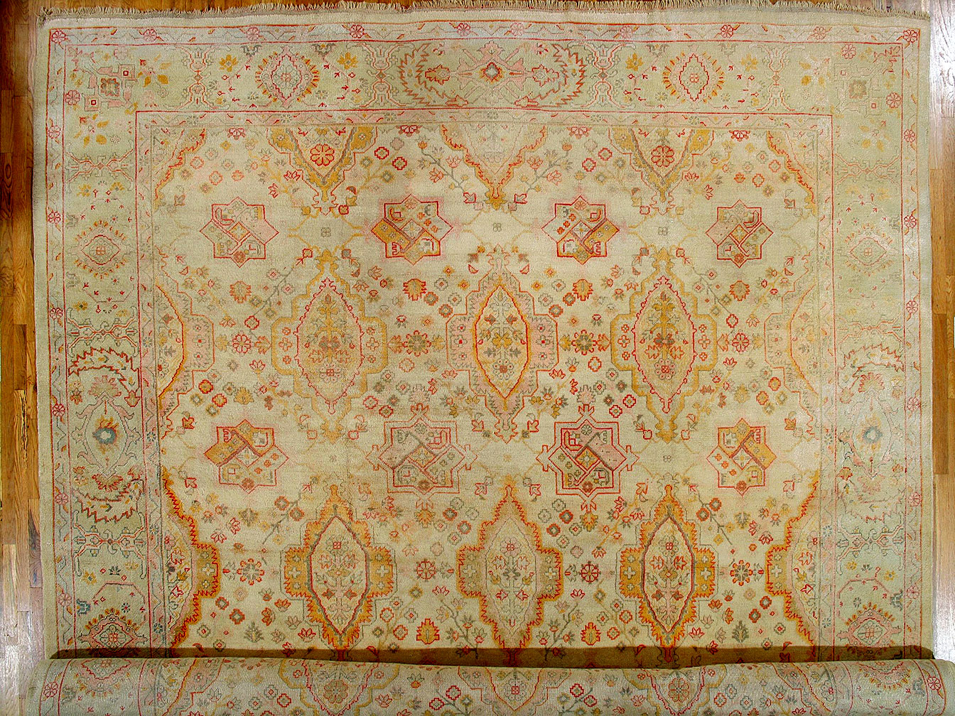 Antique oushak Carpet - # 53479
