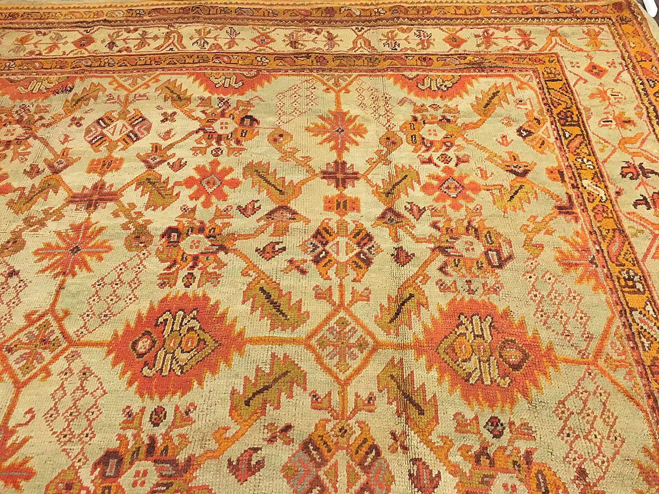 Antique oushak Carpet - # 53480