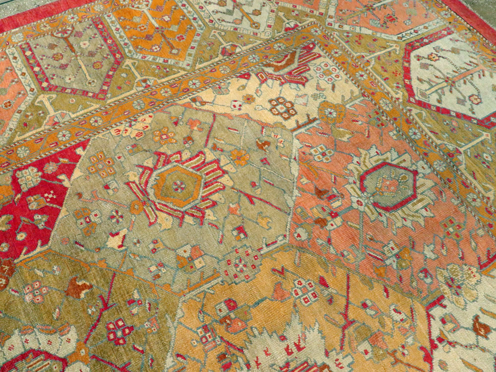 Antique oushak Carpet - # 53594