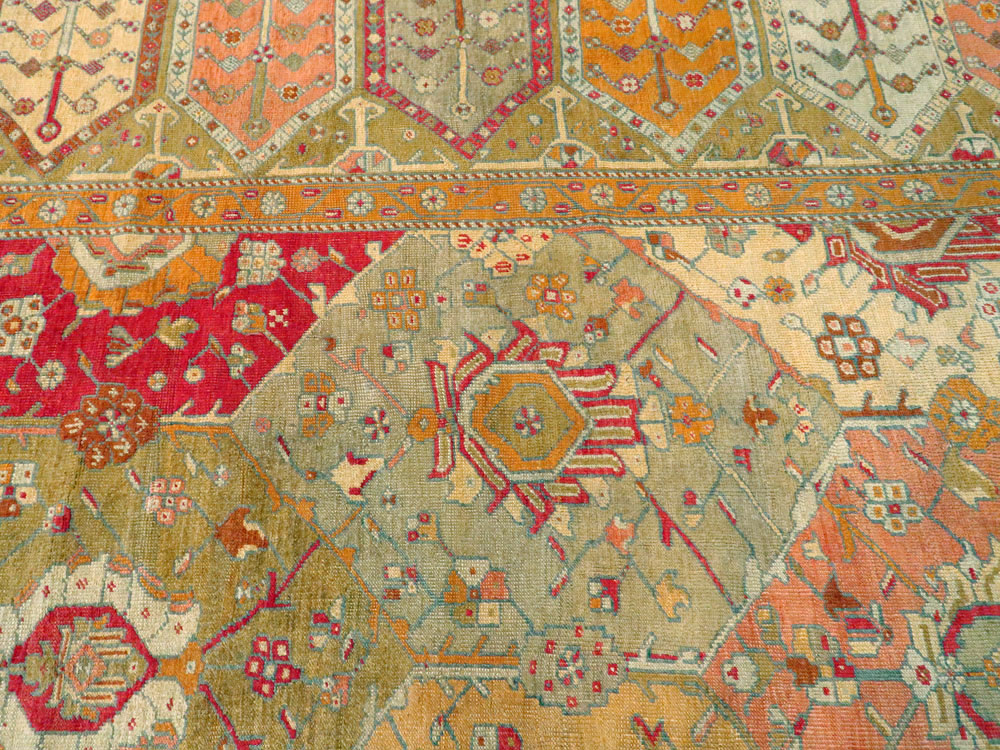Antique oushak Carpet - # 53594