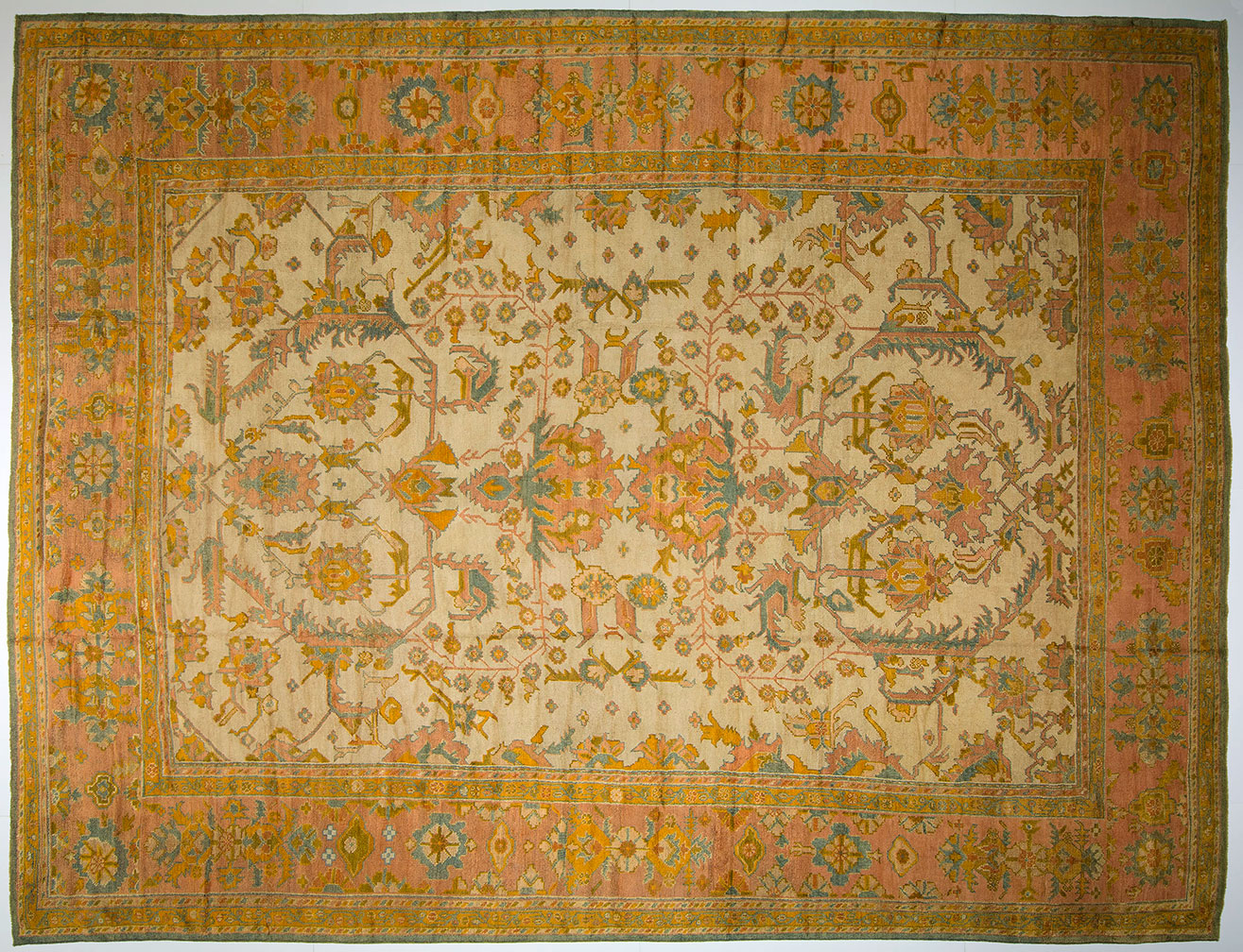 Antique oushak Carpet - # 53595