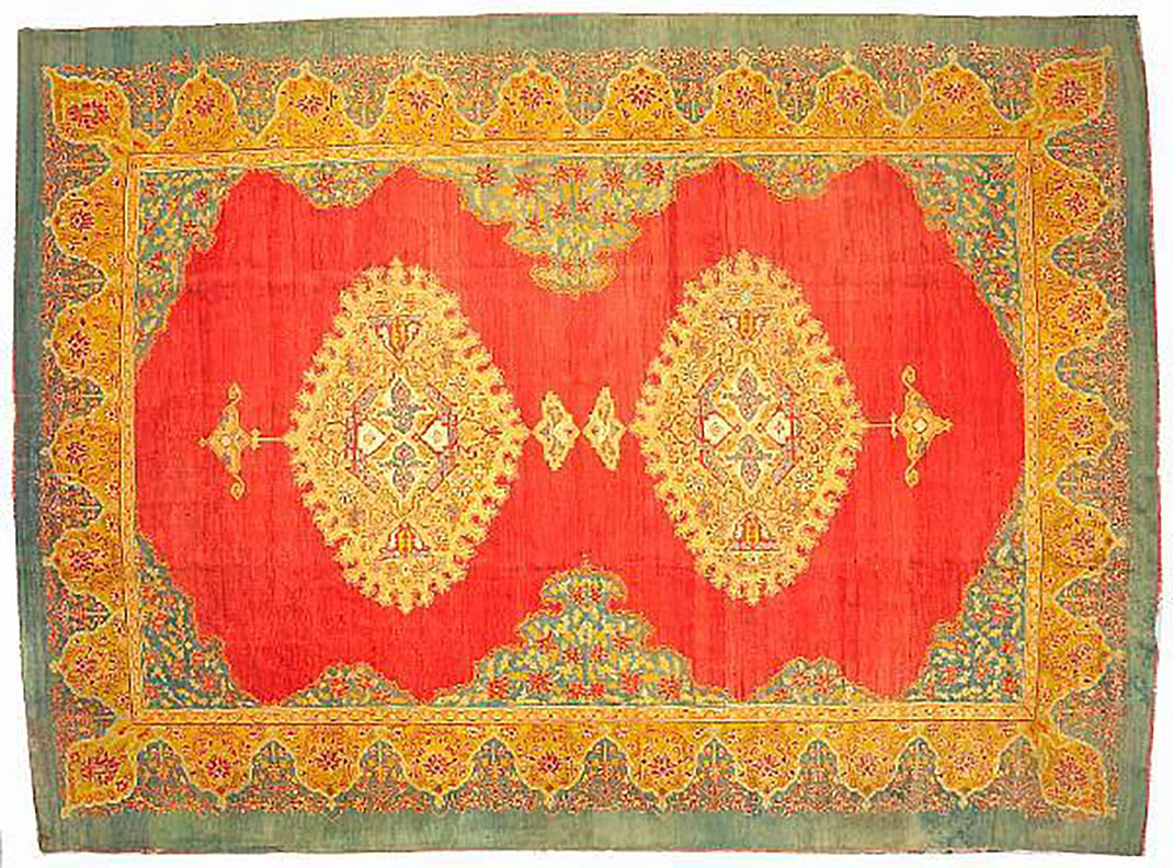 Antique oushak Carpet - # 54256