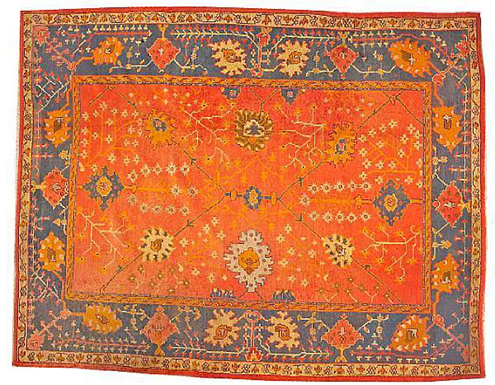Antique oushak Carpet - # 54257
