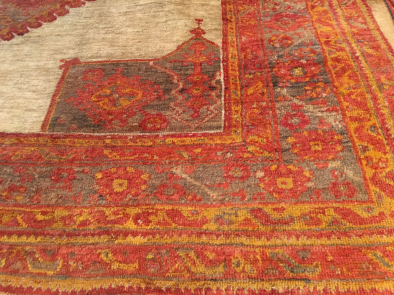 Antique oushak Carpet - # 54309