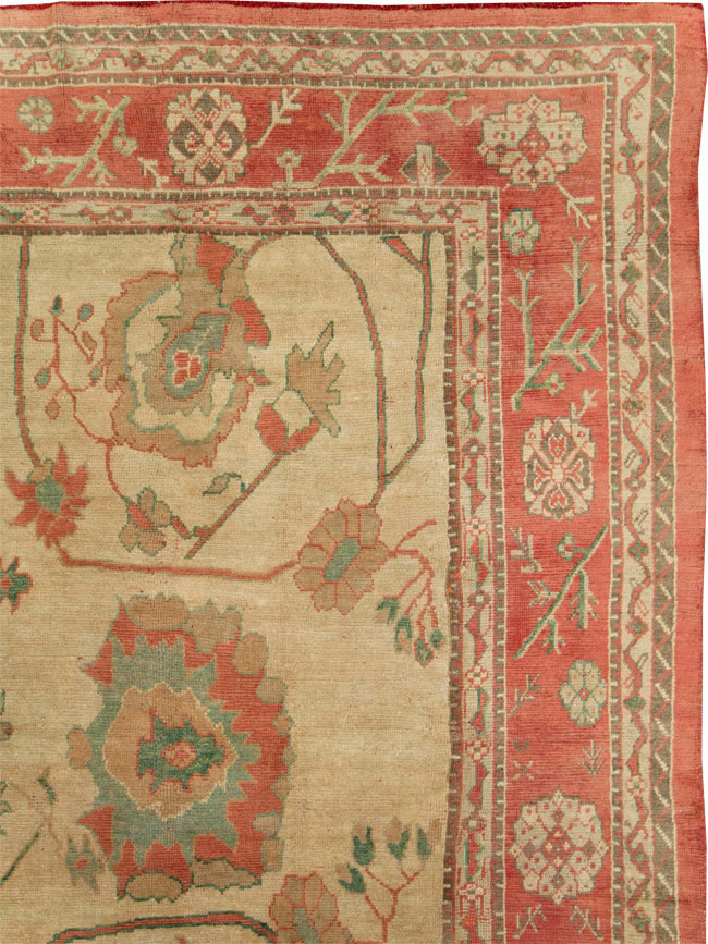 Antique oushak Carpet - # 54723