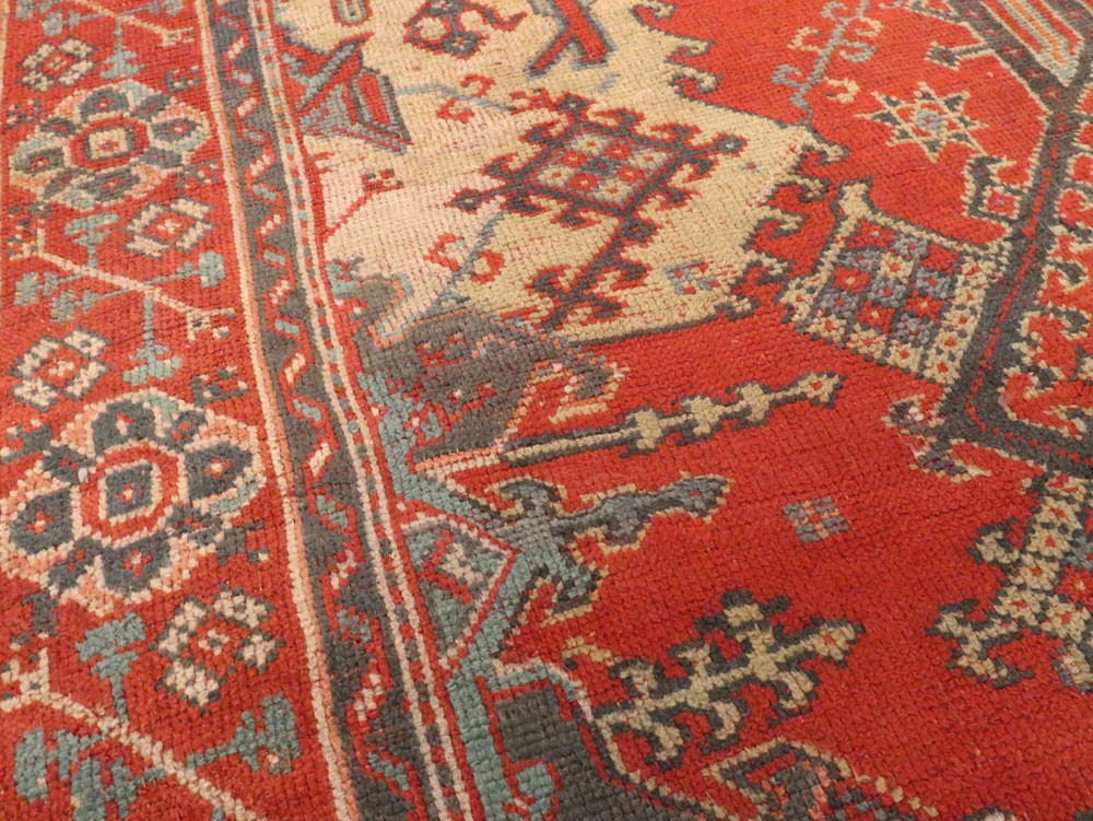 Antique oushak Carpet - # 55530