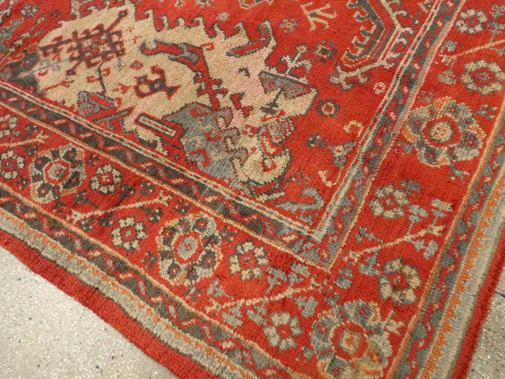 Antique oushak Carpet - # 55530