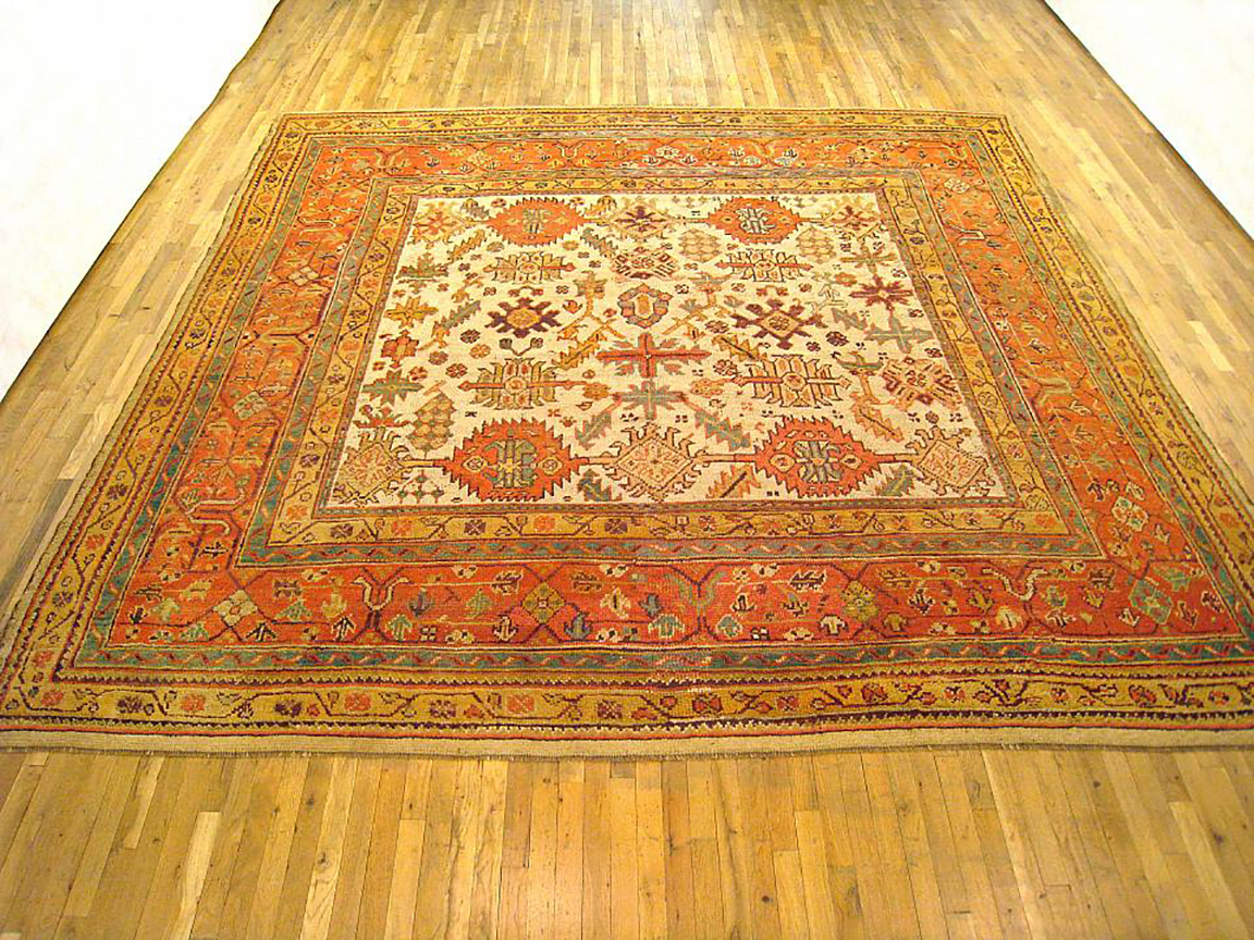Antique oushak Carpet - # 55696