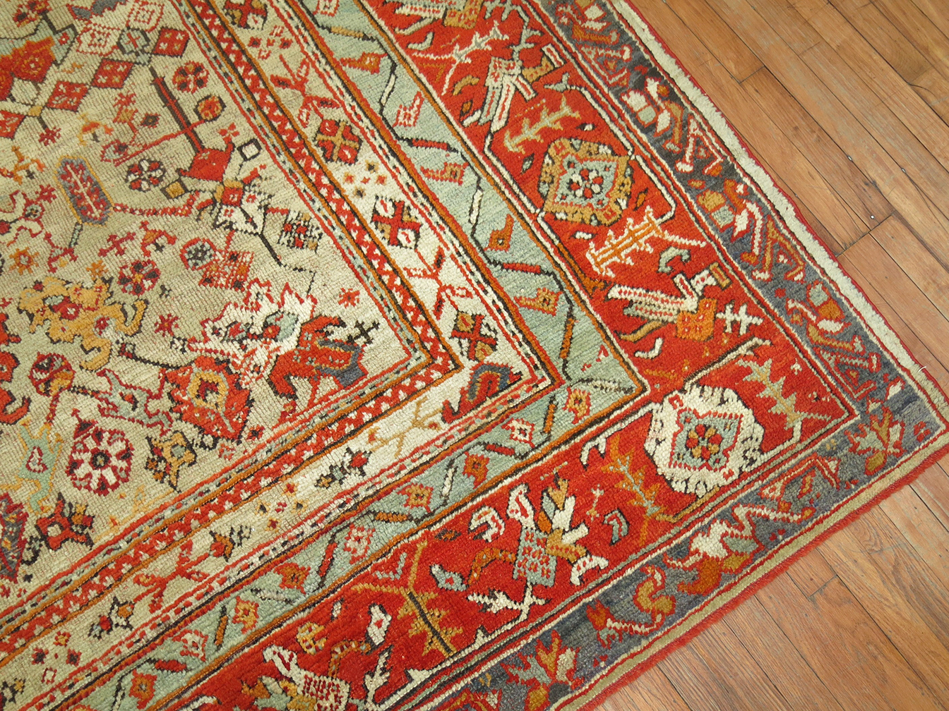 Antique oushak Carpet - # 55705