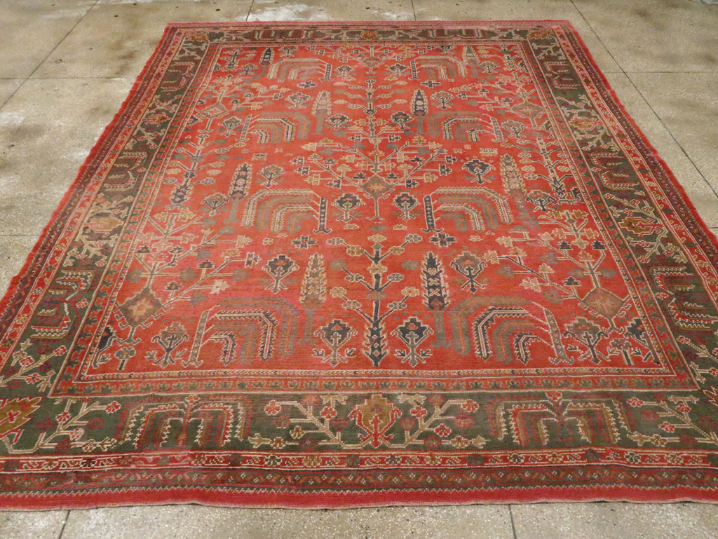 Antique oushak Carpet - # 56545