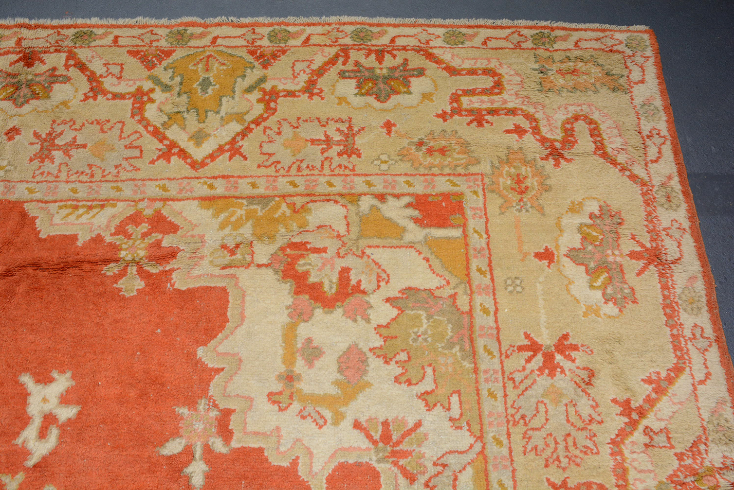 Antique oushak Carpet - # 56570